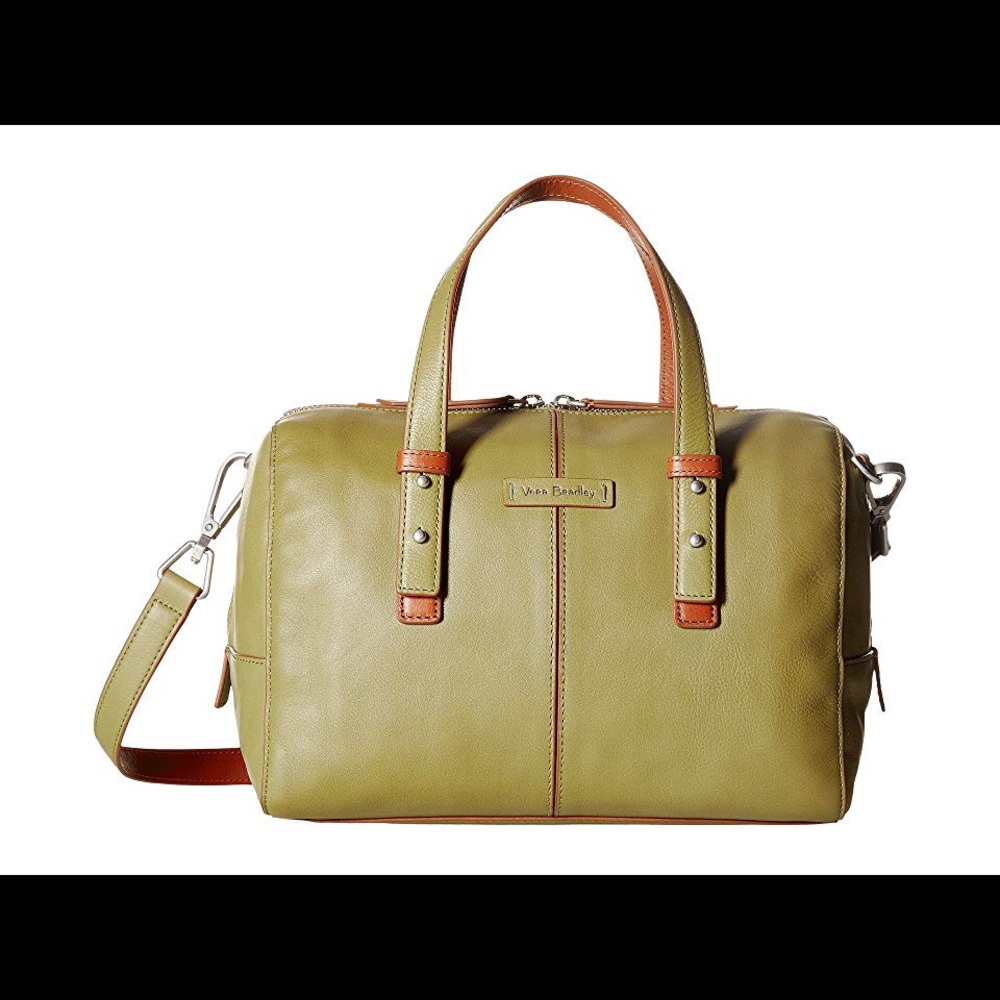 Vera Bradley gallatin satchel in olive